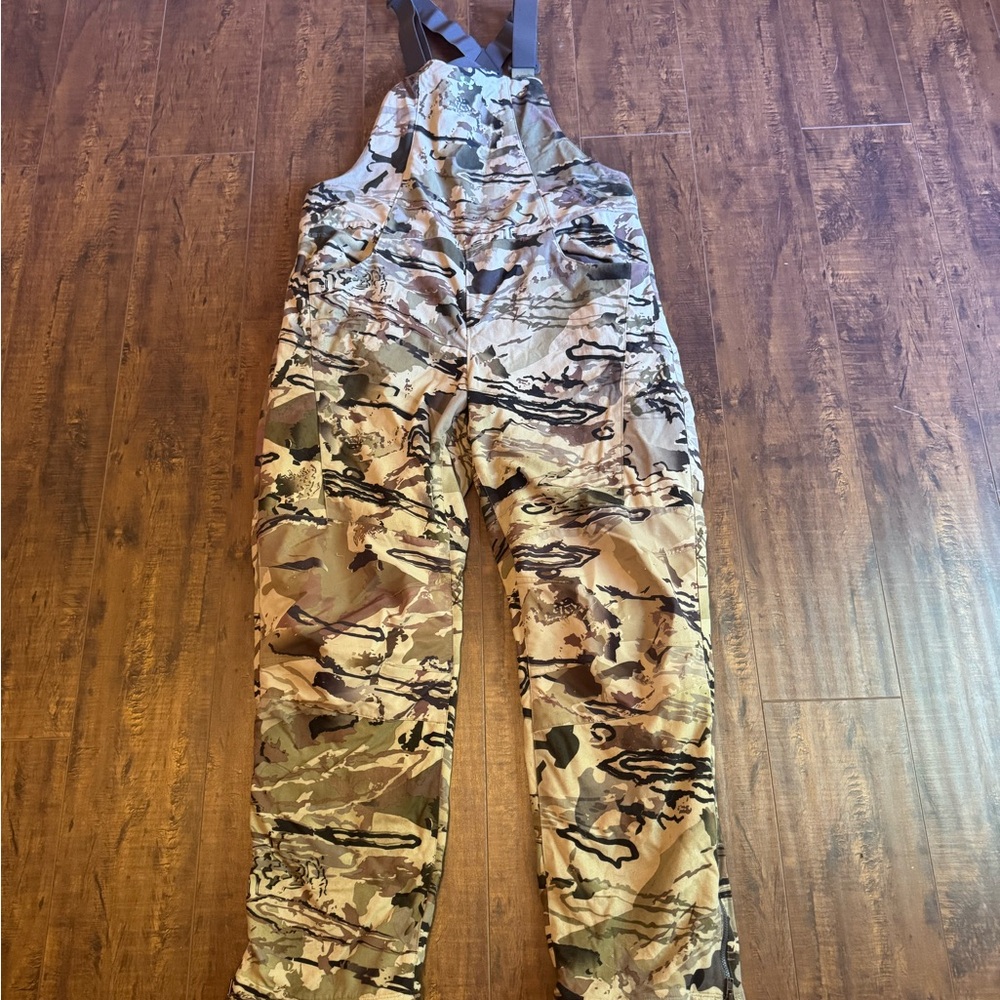 Under Armour Tactical Gear in Brown and Black Bib overalls COLD GEAR